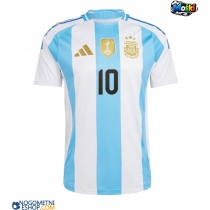 Moški Nogometni dresi Argentina Lionel Messi #10 Domači Copa America 2024 Kratek Rokav